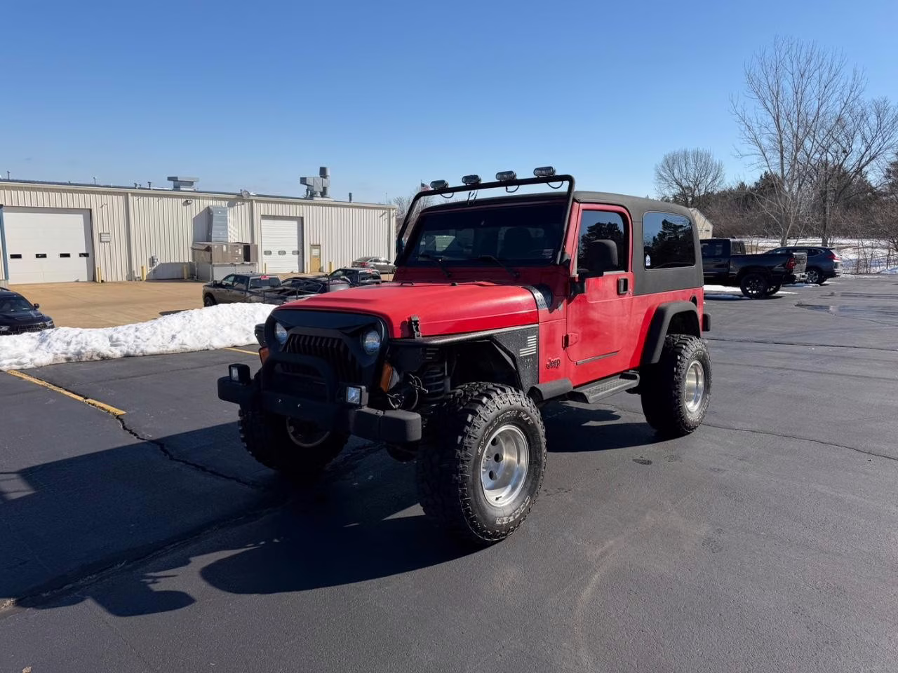 2004 Flame Red Jeep Wrangler Unlimited 4X4 SUV