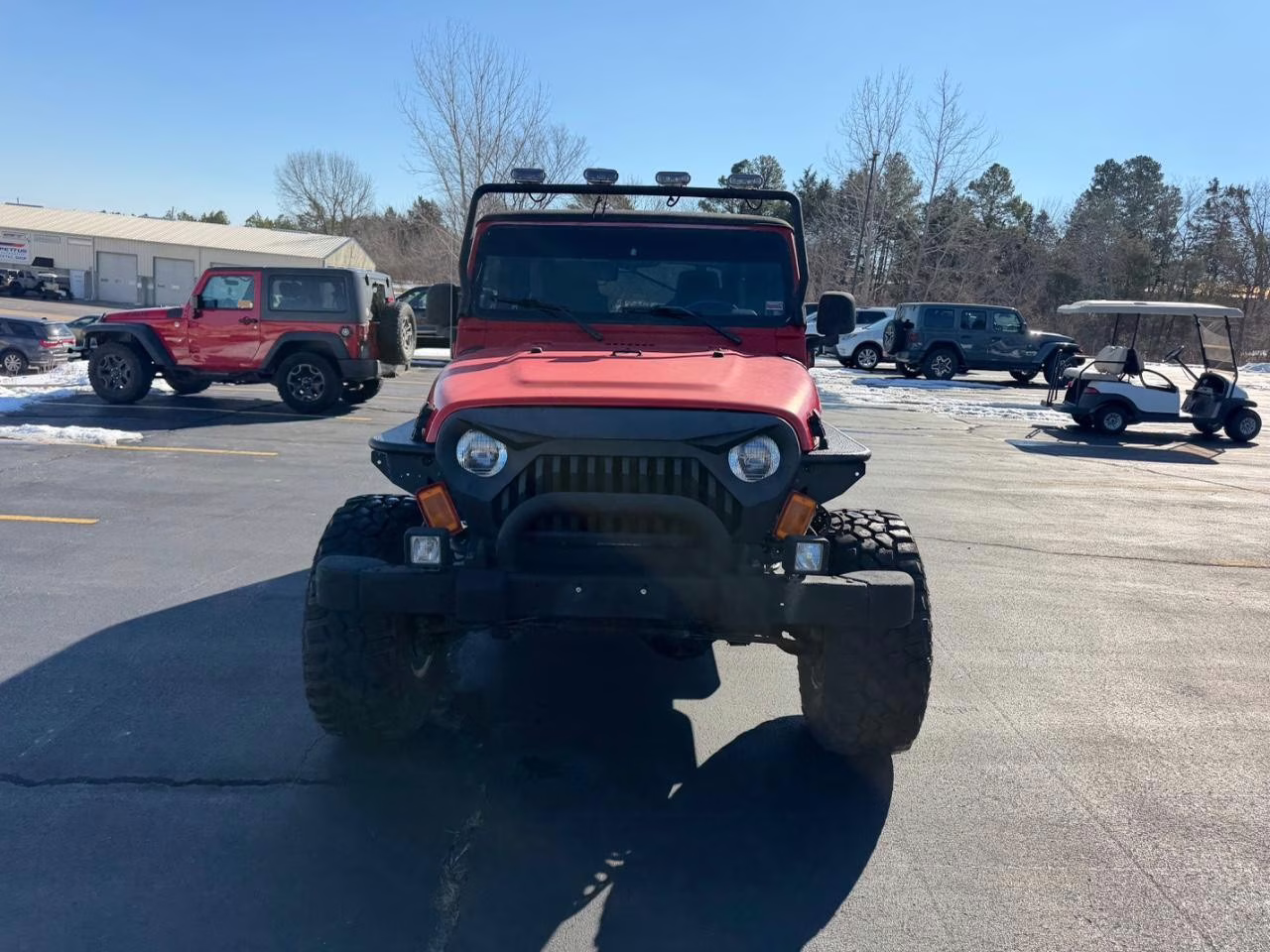 2004 Flame Red Jeep Wrangler Unlimited 4X4 SUV