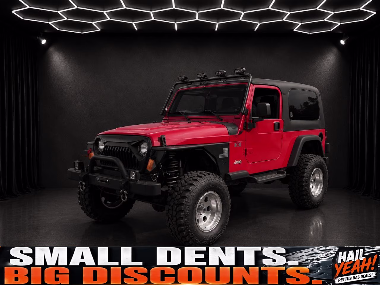 2004 Flame Red Jeep Wrangler Unlimited 4X4 SUV