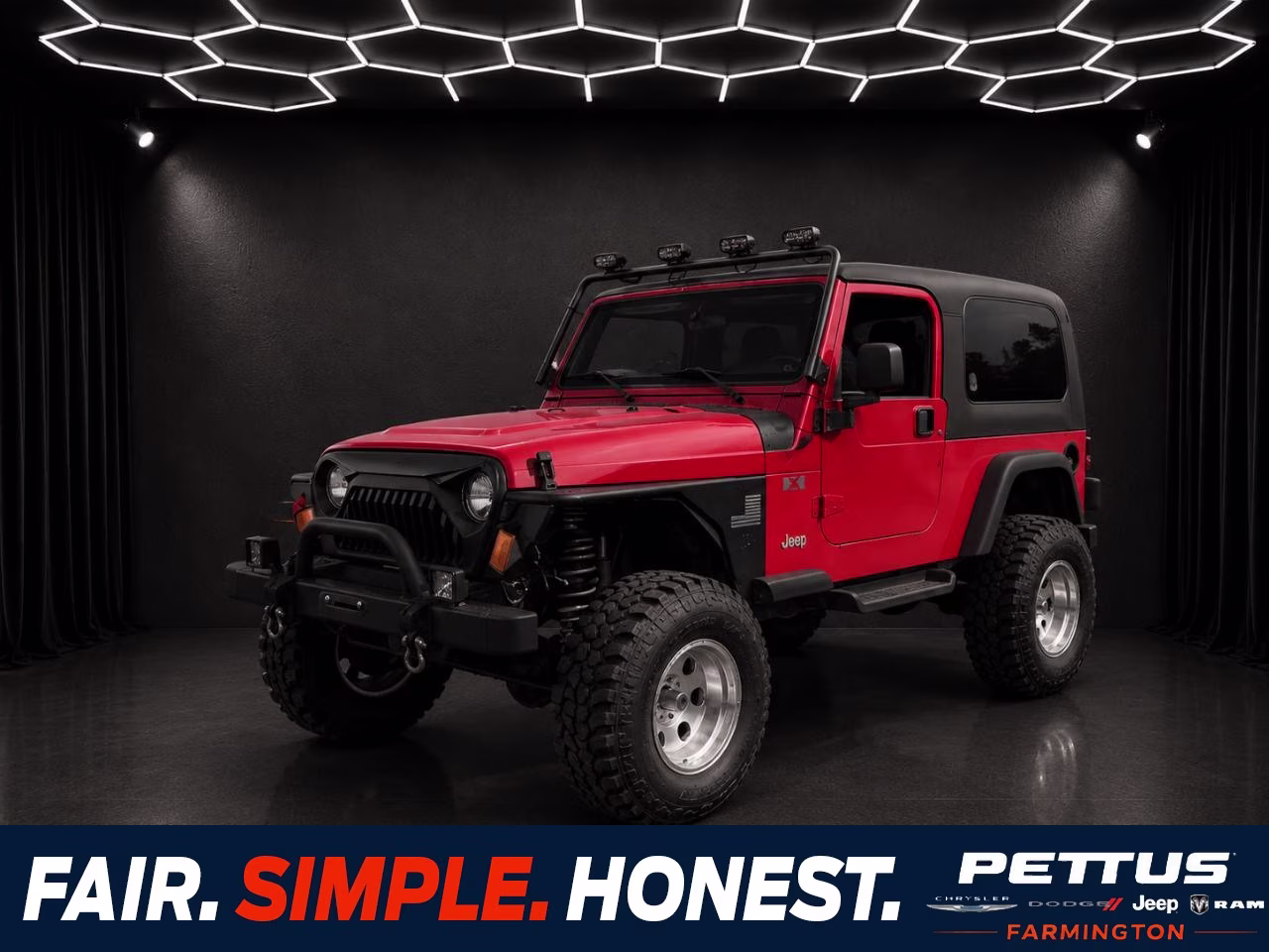 2004 Flame Red Jeep Wrangler Unlimited 4X4 SUV