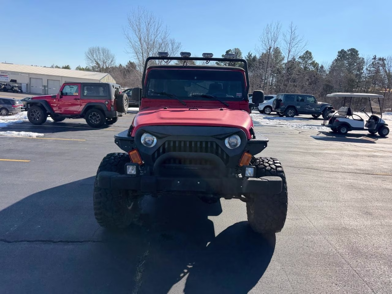 2004 Flame Red Jeep Wrangler Unlimited 4X4 SUV