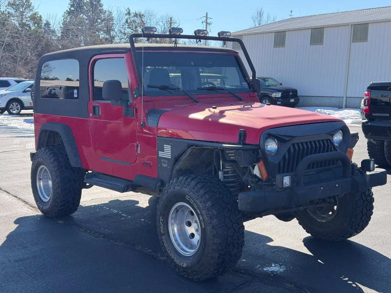2004 Flame Red Jeep Wrangler Unlimited 4X4 SUV