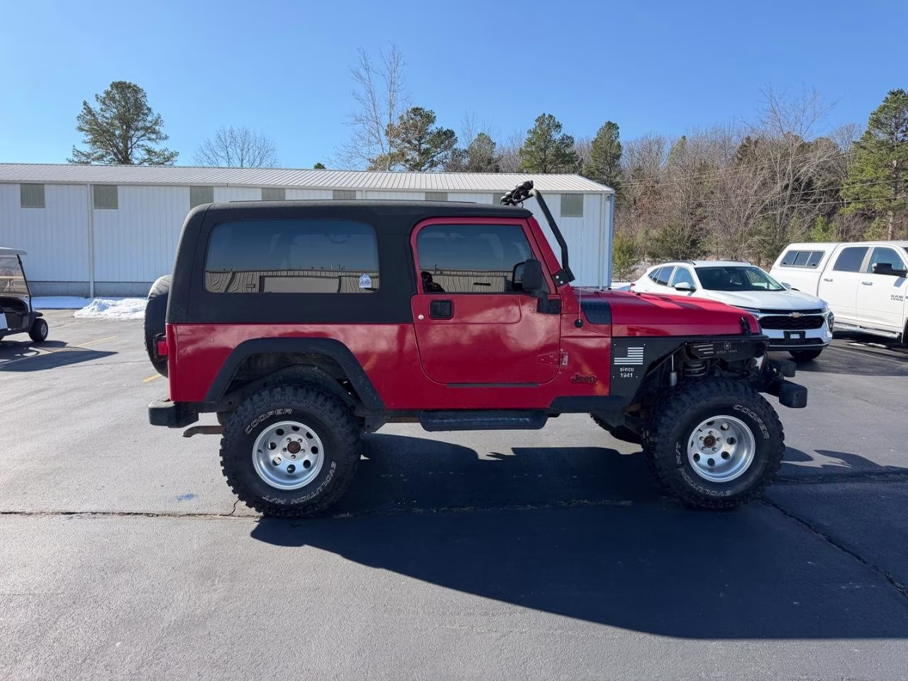 2004 Flame Red Jeep Wrangler Unlimited 4X4 SUV