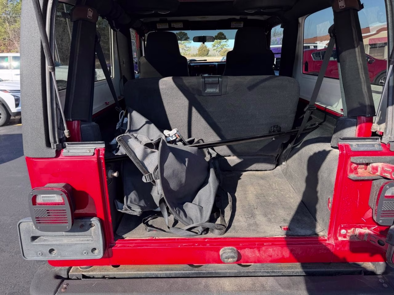 2004 Flame Red Jeep Wrangler Unlimited 4X4 SUV