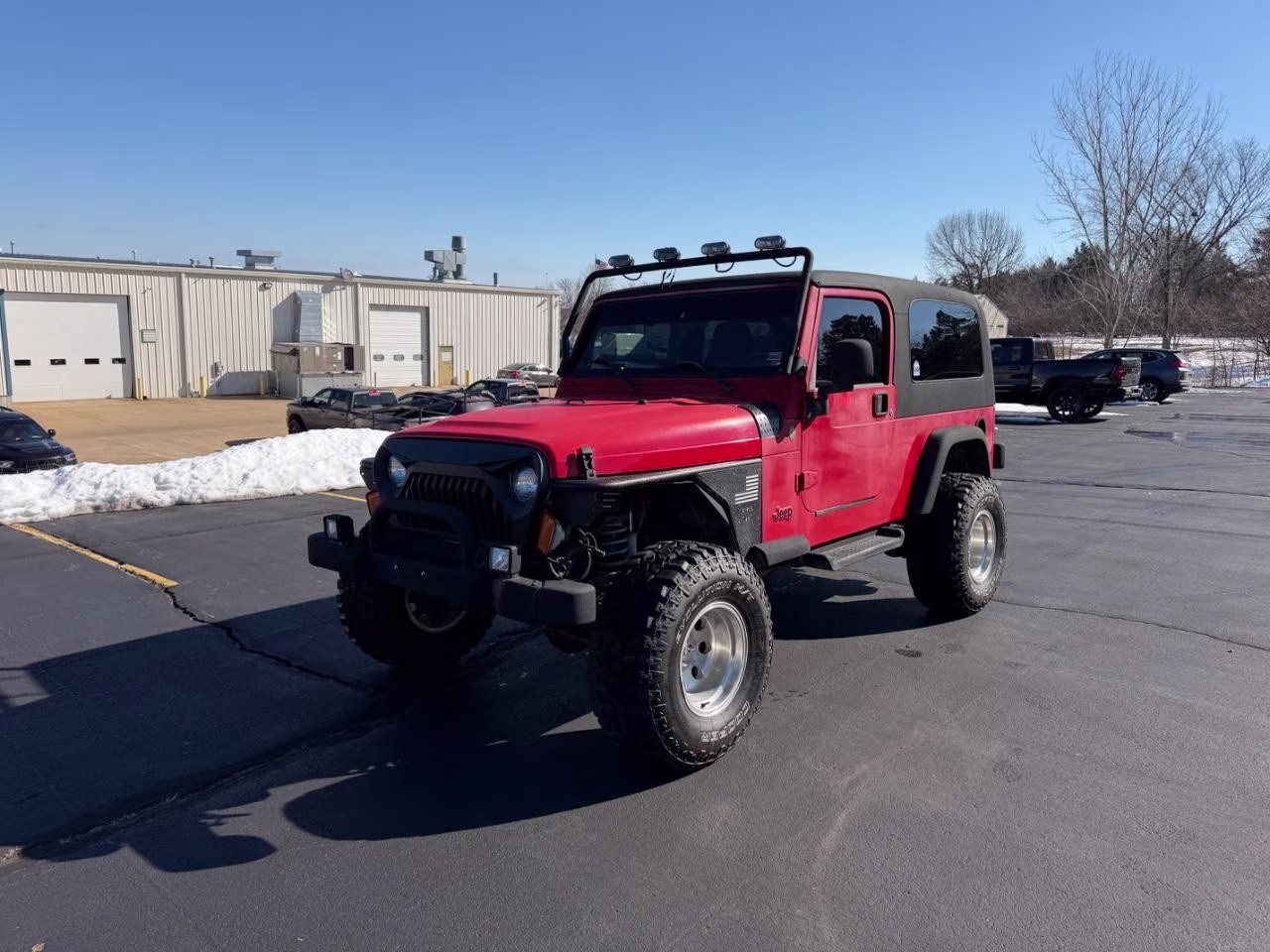 2004 Flame Red Jeep Wrangler Unlimited 4X4 SUV