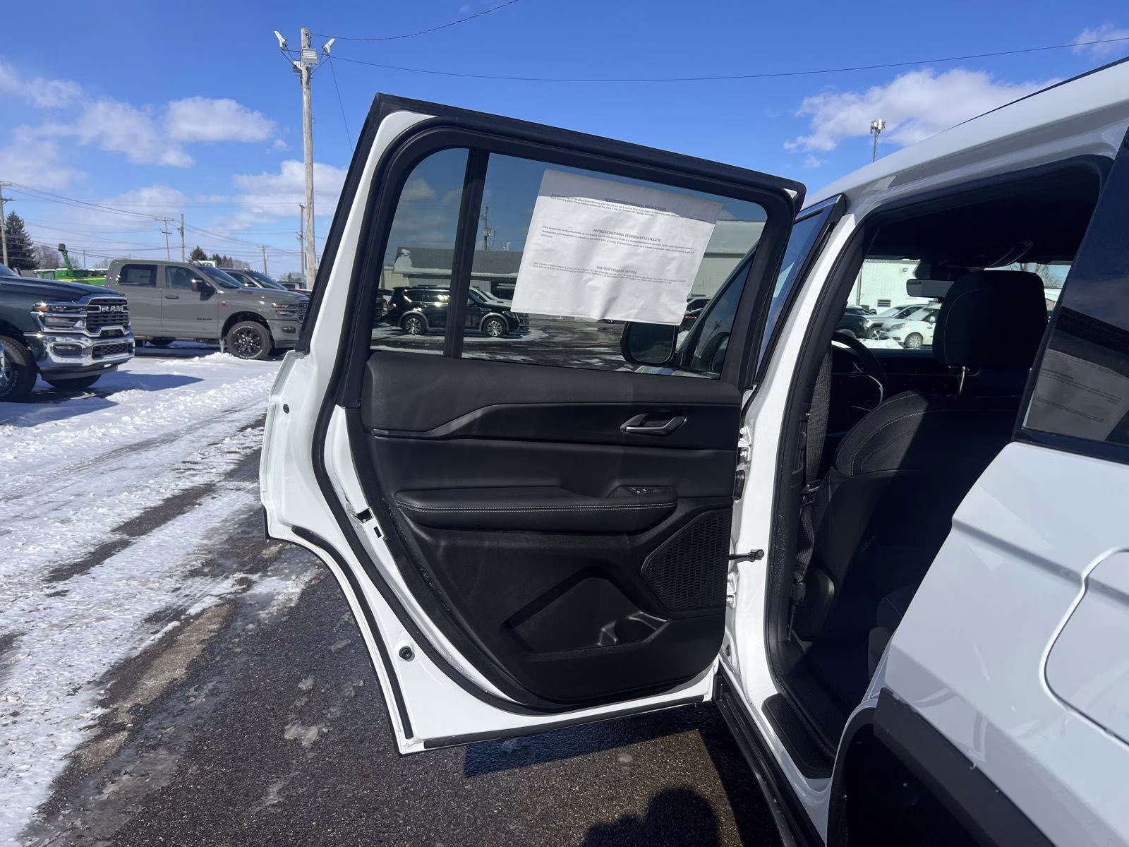 2026 Bright White Clearcoat Jeep Grand Cherokee L Laredo 4X4 SUV