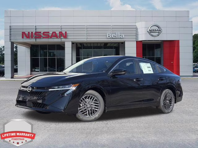 2026 Super Black Nissan Sentra SV FWD Sedan