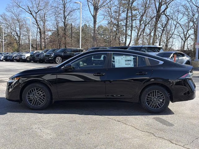 2026 Super Black Nissan Sentra SV FWD Sedan