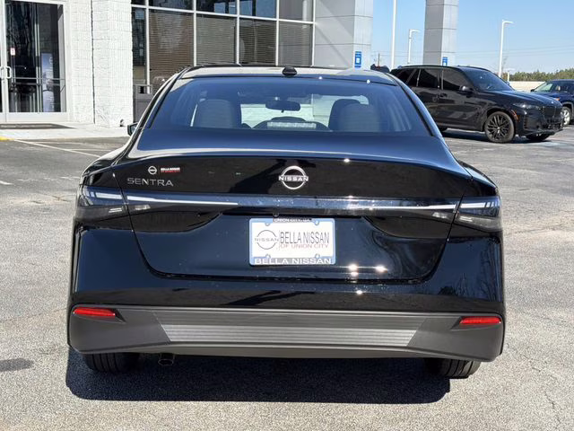 2026 Super Black Nissan Sentra SV FWD Sedan