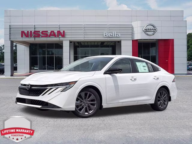 2026 Aspen White Tricoat Nissan Sentra SL FWD Sedan