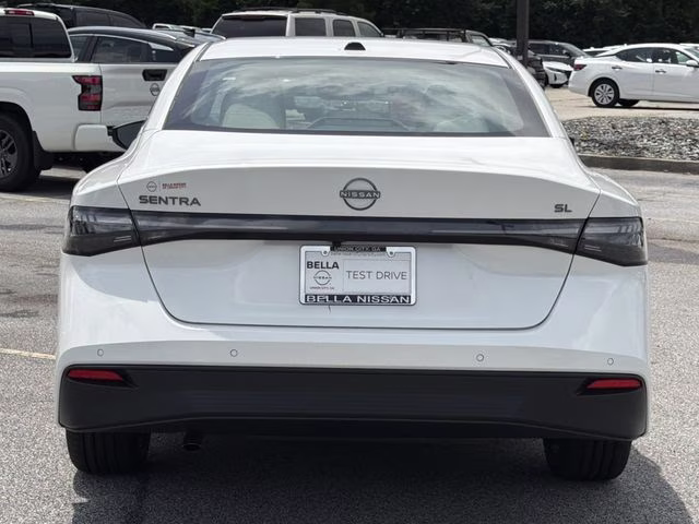 2026 Aspen White Tricoat Nissan Sentra SL FWD Sedan