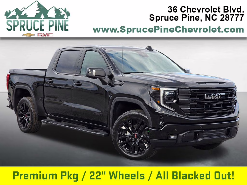 2026 Onyx Black GMC Sierra 1500 Elevation 4X4 Truck