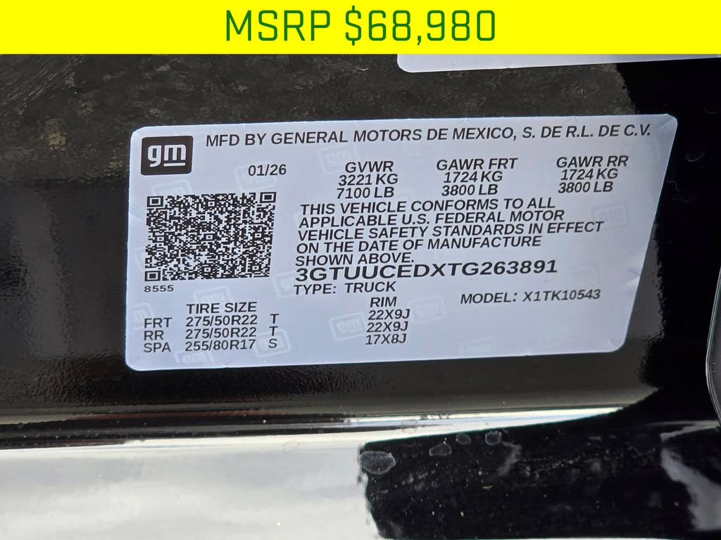 2026 Onyx Black GMC Sierra 1500 Elevation 4X4 Truck