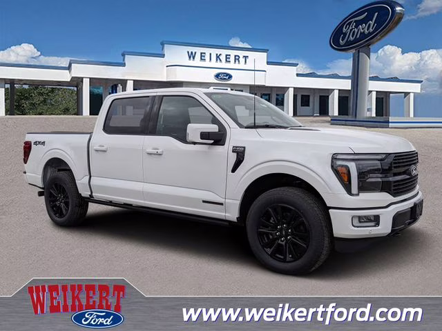 2025 Star White Metallic Tri-Coat Ford F-150 Platinum 4X4 Truck