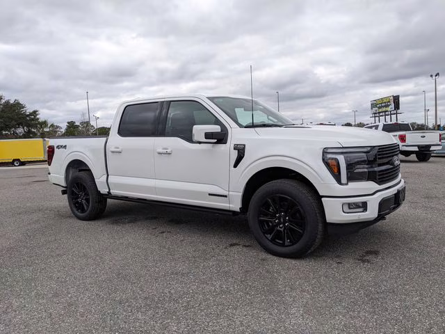 2025 Star White Metallic Tri-Coat Ford F-150 Platinum 4X4 Truck