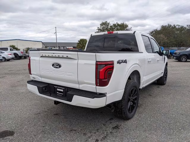 2025 Star White Metallic Tri-Coat Ford F-150 Platinum 4X4 Truck