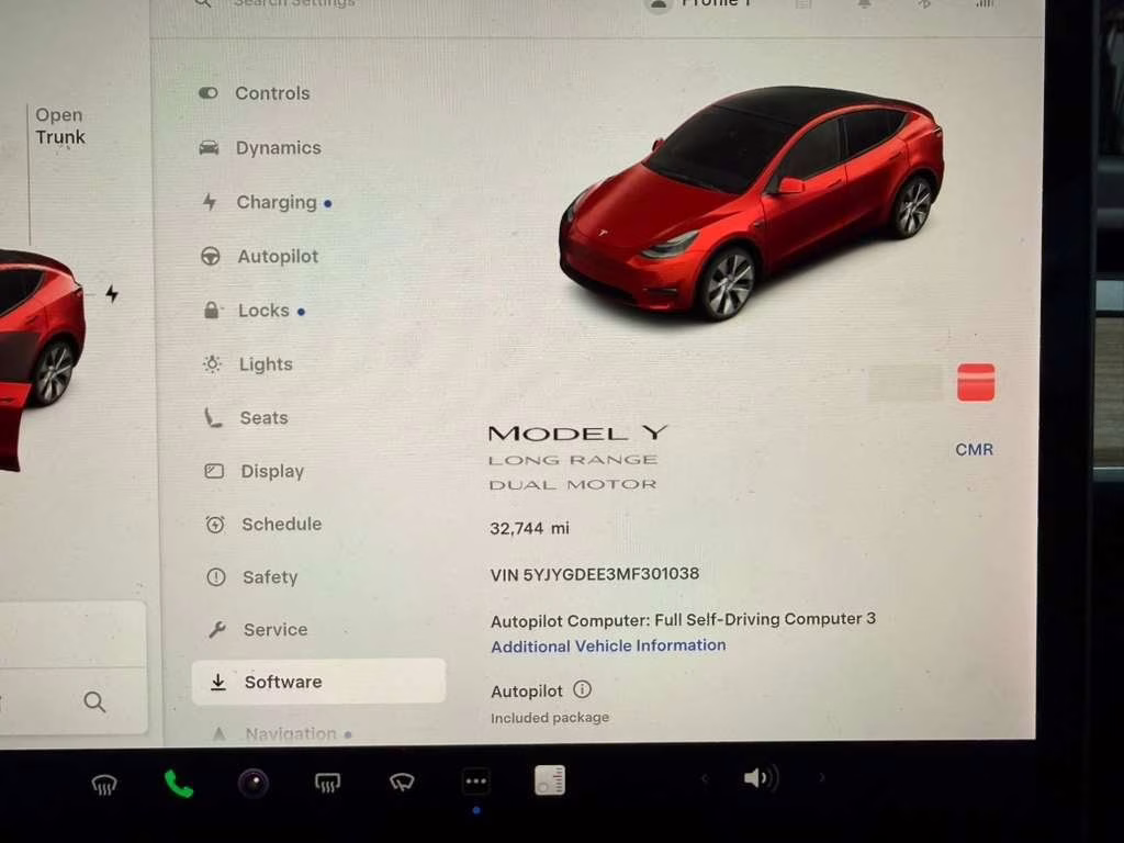 2021 Pearl White Multi-Coat Tesla Model Y Long Range AWD SUV