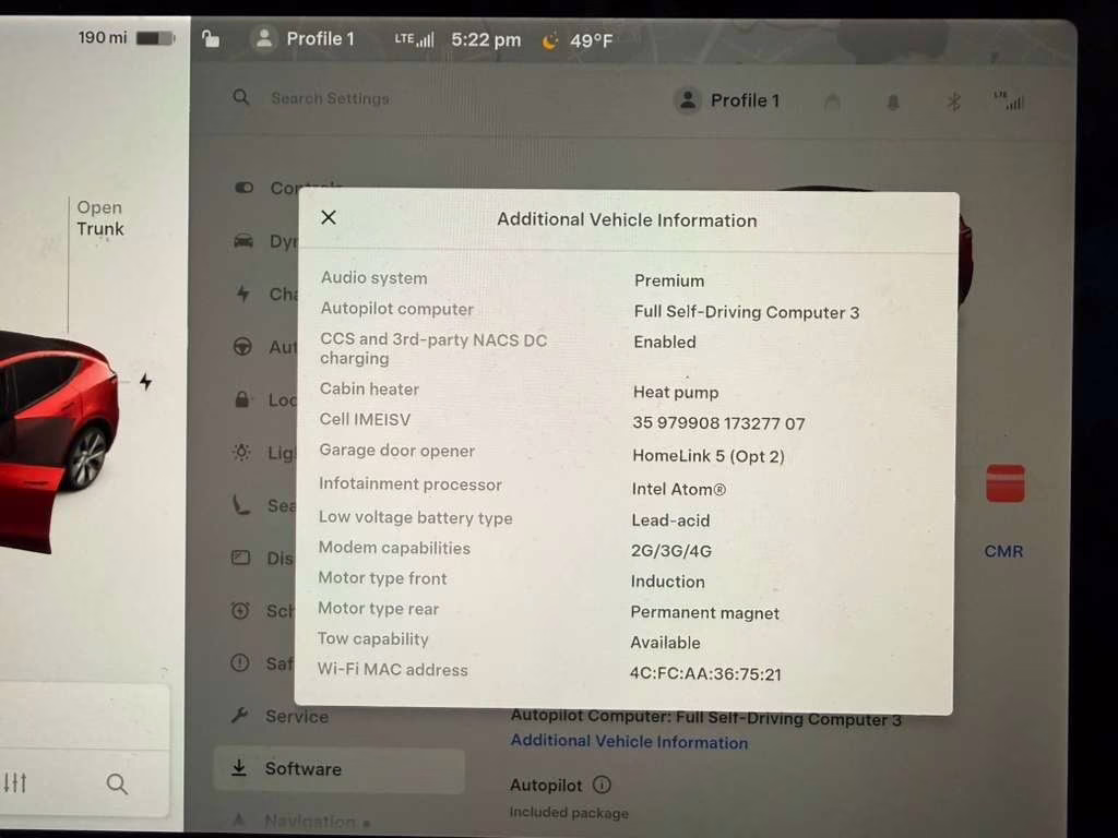 2021 Pearl White Multi-Coat Tesla Model Y Long Range AWD SUV