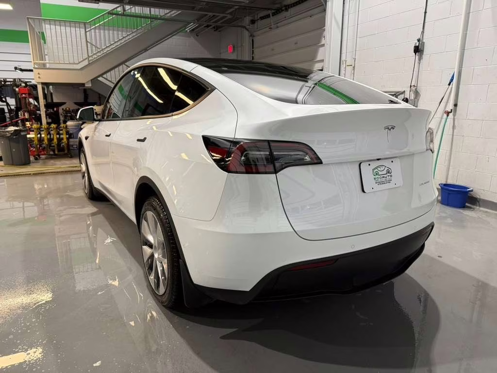 2021 Pearl White Multi-Coat Tesla Model Y Long Range AWD SUV