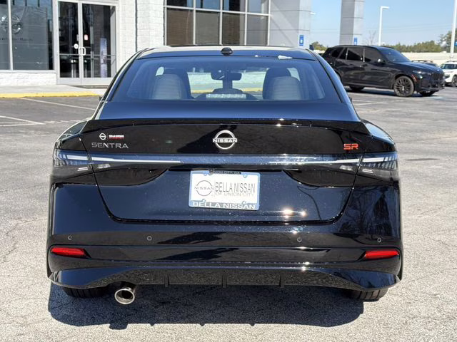 2026 Super Black Nissan Sentra SR FWD Sedan