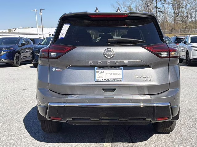 2026 Gun Metallic Nissan Rogue Platinum AWD SUV