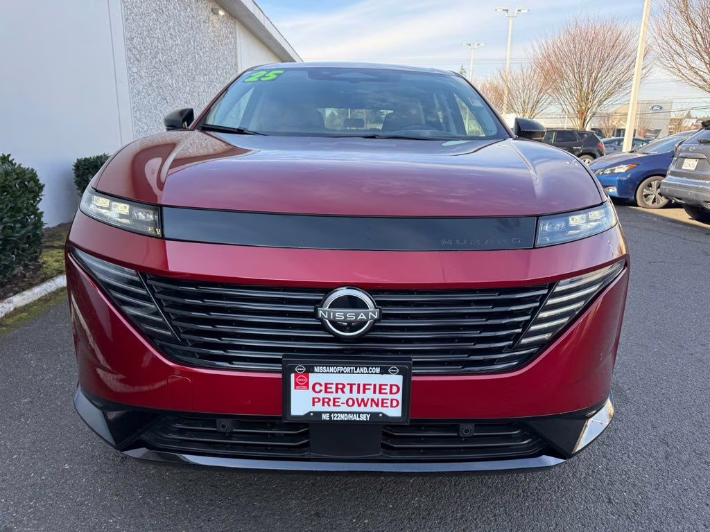 2025 Scarlet Ember Tintcoat Nissan Murano Platinum AWD SUV