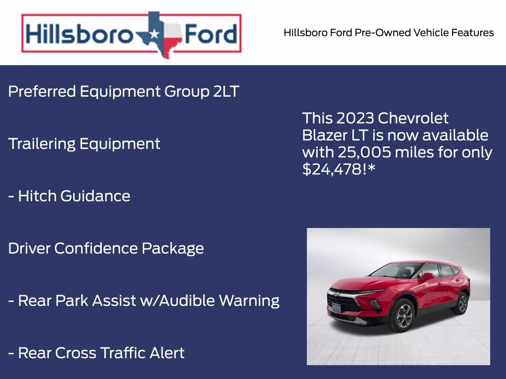 2023 Red Hot Chevrolet Blazer LT FWD SUV