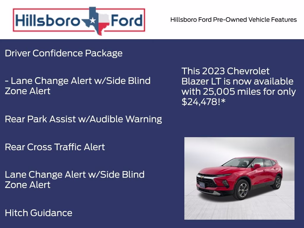 2023 Red Hot Chevrolet Blazer LT FWD SUV