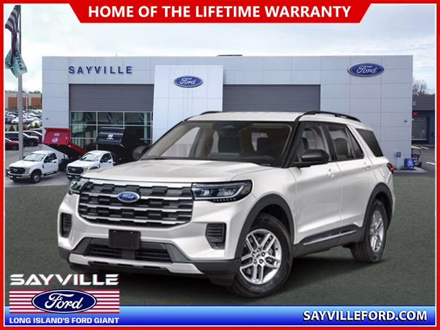 2026 Space White Metallic Ford Explorer Active w/100A Pkg 4WD 4X4 SUV