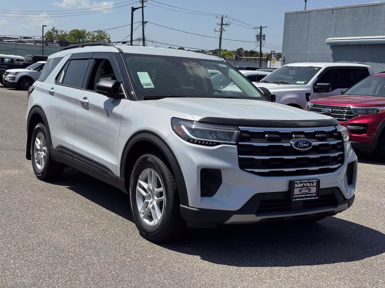 2026 Space White Metallic Ford Explorer Active w/100A Pkg 4WD 4X4 SUV