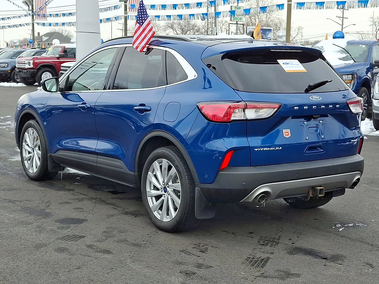 2022 Atlas Blue Metallic - B3 Ford Escape Titanium AWD