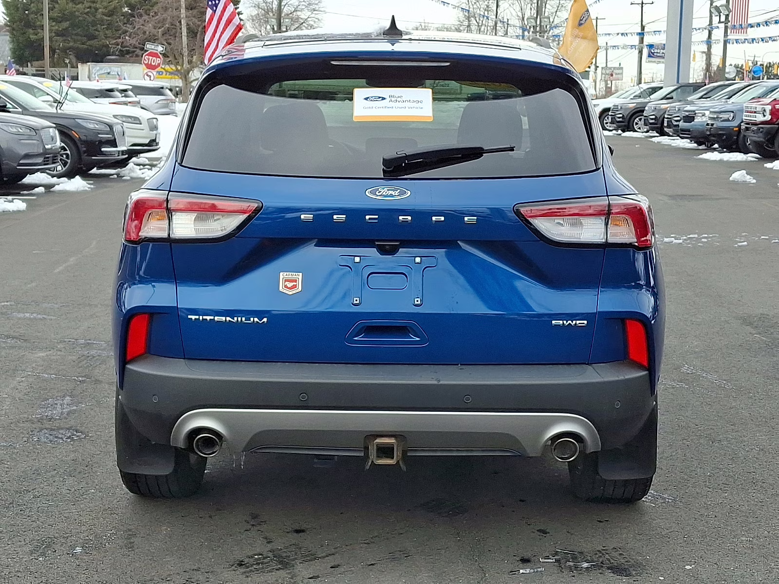 2022 Atlas Blue Metallic - B3 Ford Escape Titanium AWD