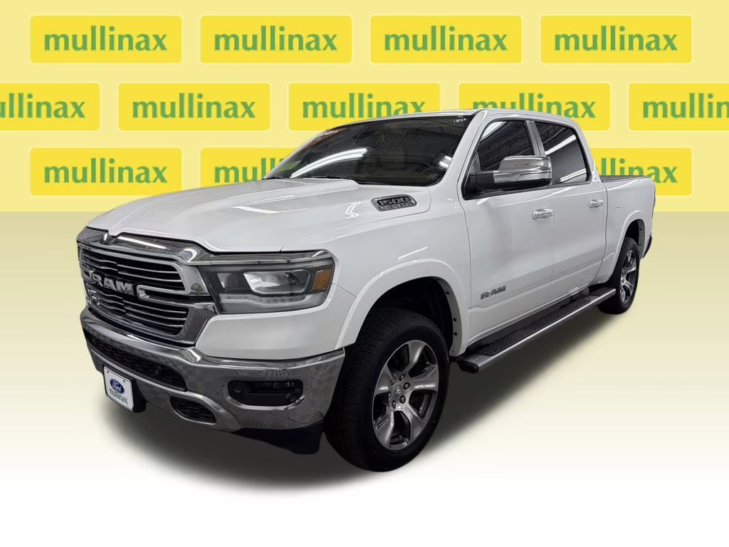 2019 Ivory White Tri-Coat Pearlcoat Ram 1500 Laramie RWD Truck