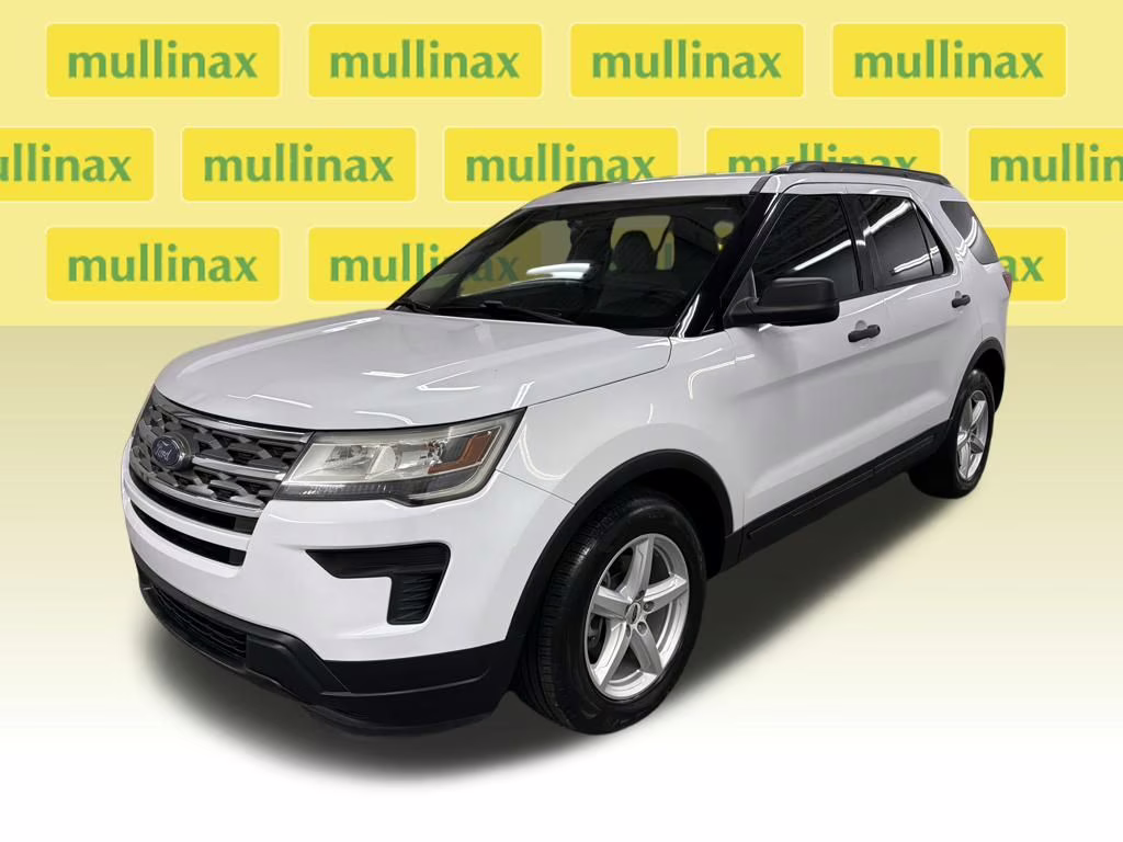 2019 Oxford White Ford Explorer Base FWD SUV