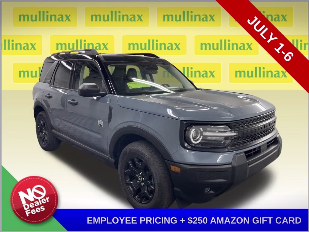 2025 AZURE GRAY TRI-COAT Ford Bronco Sport Big Bend 4X4 SUV