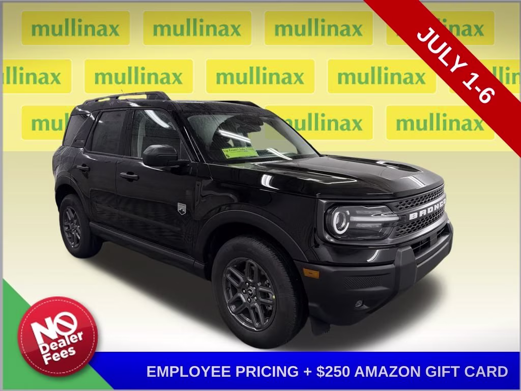 2025 SHADOW BLACK Ford Bronco Sport Big Bend 4X4 SUV