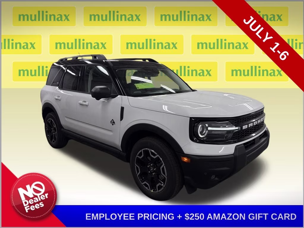 2025 OXFORD WHITE Ford Bronco Sport Outer Banks 4X4 SUV