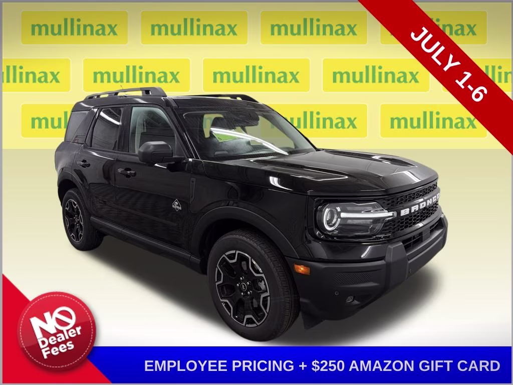 2025 SHADOW BLACK Ford Bronco Sport Outer Banks 4X4 SUV