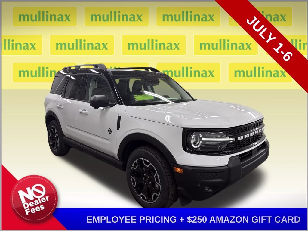 2025 OXFORD WHITE Ford Bronco Sport Outer Banks 4X4 SUV