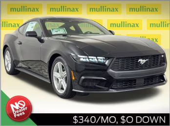 2026 Shadow Black Ford Mustang EcoBoost RWD Coupe