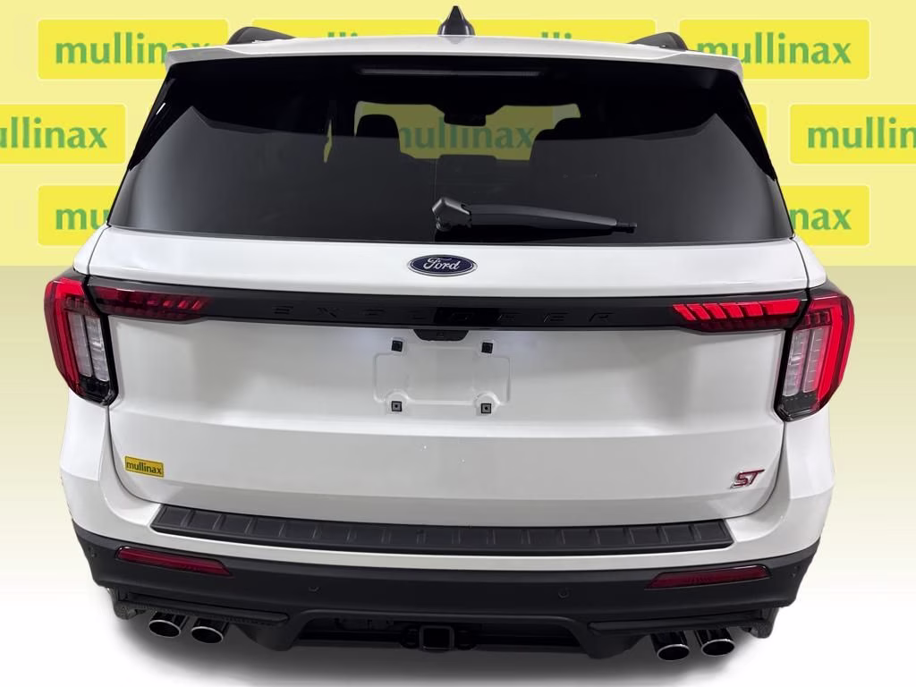 2026 Star White Metallic Tri-Coat Ford Explorer ST 4X4 SUV