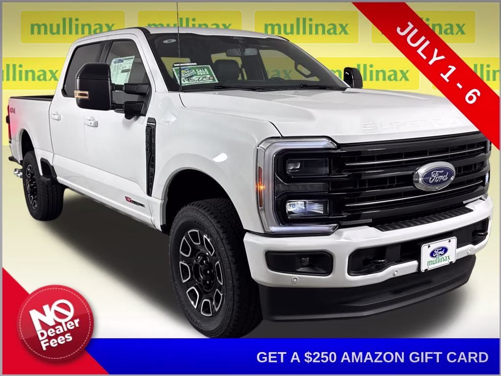 2026 Star White Metallic Tri-Coat Ford Super Duty F-350 SRW Platinum 4X4 Truck