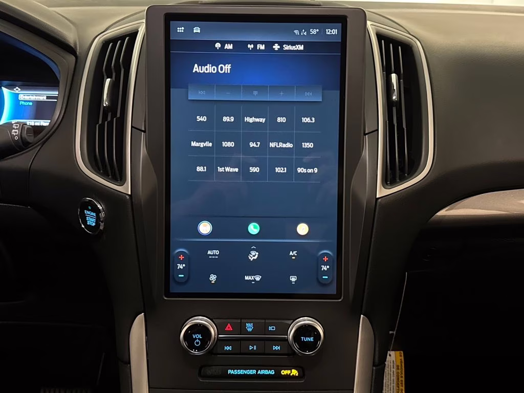 2024 Atlas Blue Metallic Ford Edge SE AWD SUV