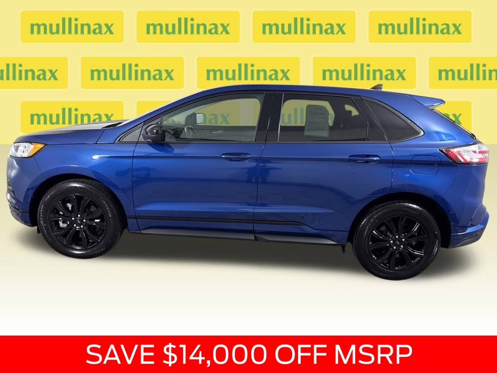 2024 Atlas Blue Metallic Ford Edge SE AWD SUV