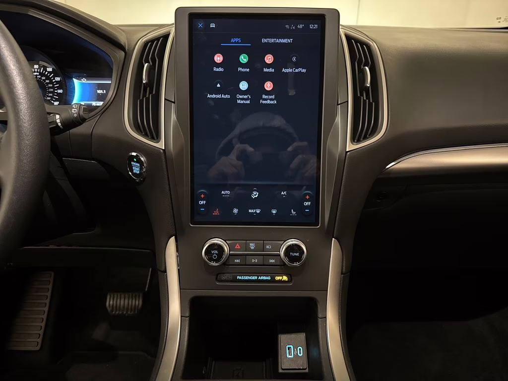 2024 Agate Black Metallic Ford Edge SEL AWD SUV