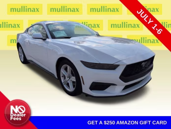 2026 Oxford White Ford Mustang EcoBoost RWD Coupe