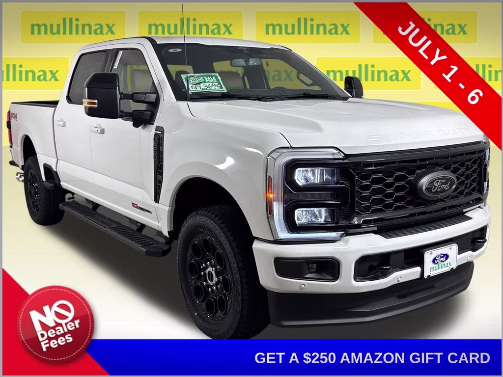 2026 Star White Metallic Tri-Coat Ford Super Duty F-250 SRW Lariat 4X4 Truck