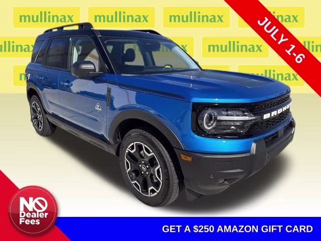 2025 Blue Metallic Ford Bronco Sport Outer Banks 4X4 SUV
