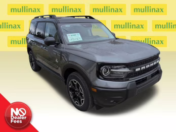 2025 Gray Metallic Ford Bronco Sport Outer Banks 4X4 SUV