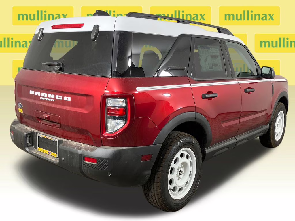 2025 Ruby Red Metallic Ford Bronco Sport Heritage 4X4 SUV